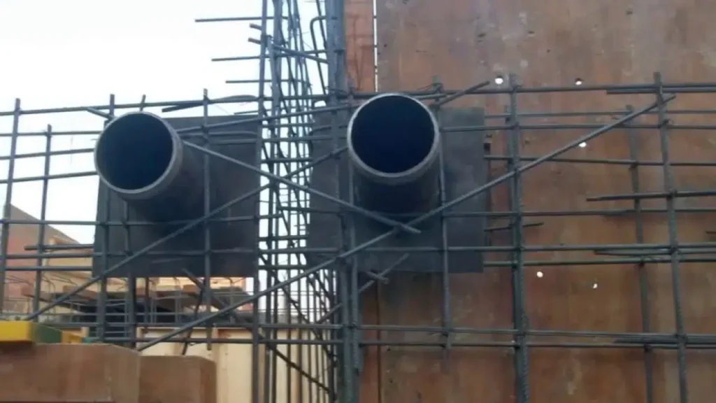 Brida Rompe Agua de Fierro Galvanizado 8 brida rompe agua 7